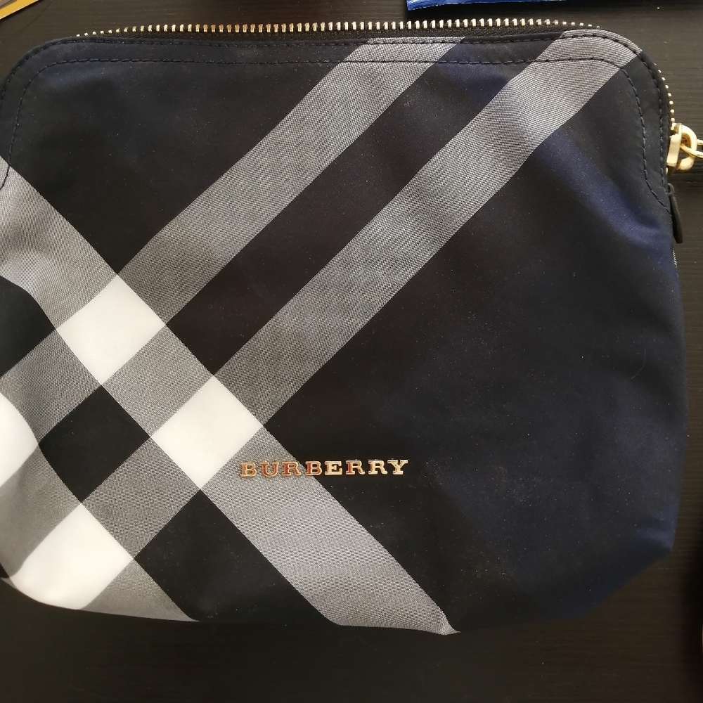 Burberry makeup bag